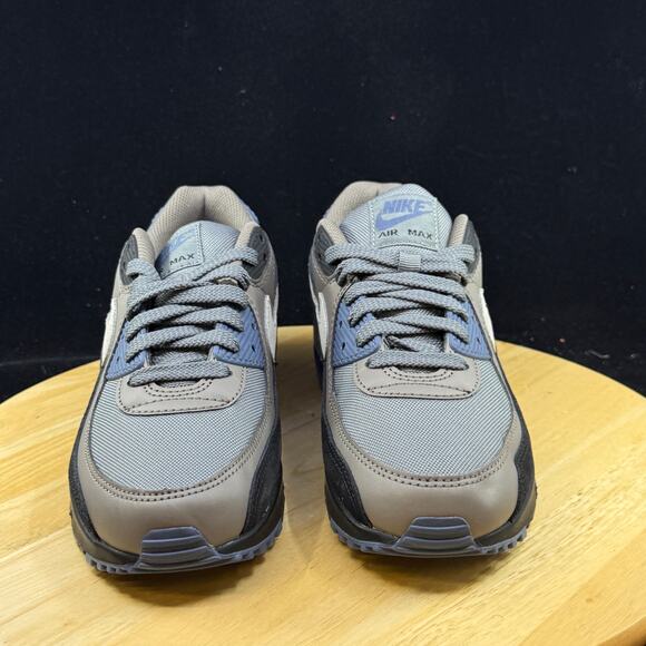 Nike Air Max 90 Smoke Grey Diffused IB6392 001 Size 9 Blue Black Mesh Low Top - Picture 7 of 10